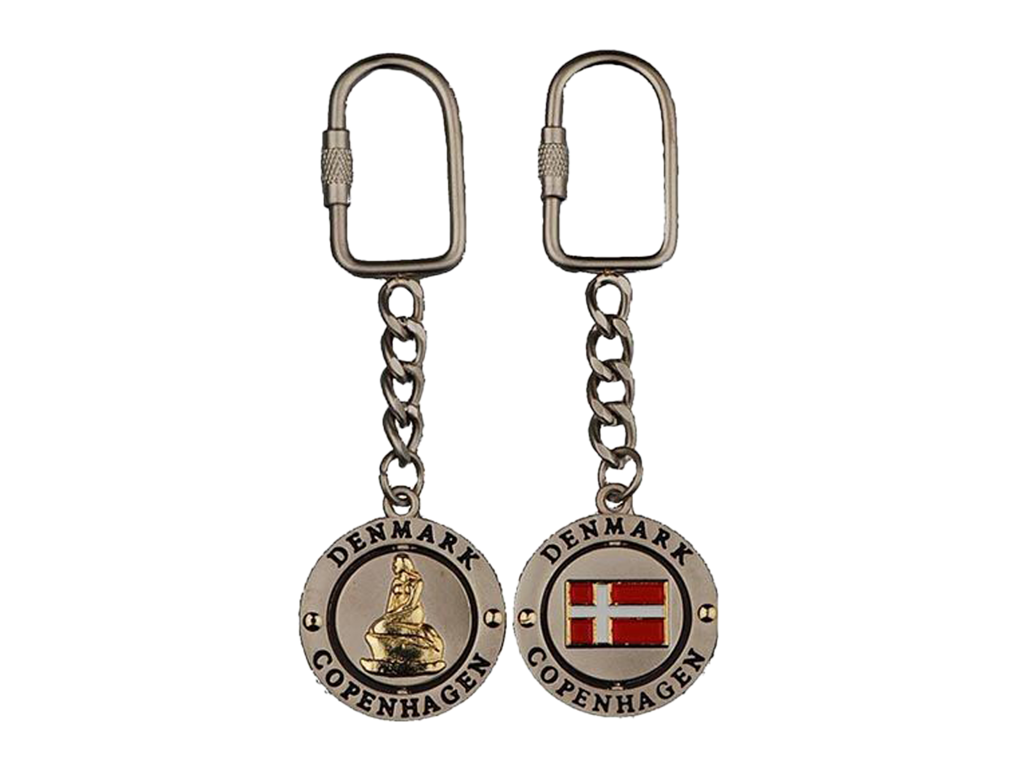 Keyring, Spinning Flag And Mermaid 