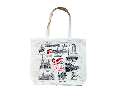 Tote Bag Large, Black & White