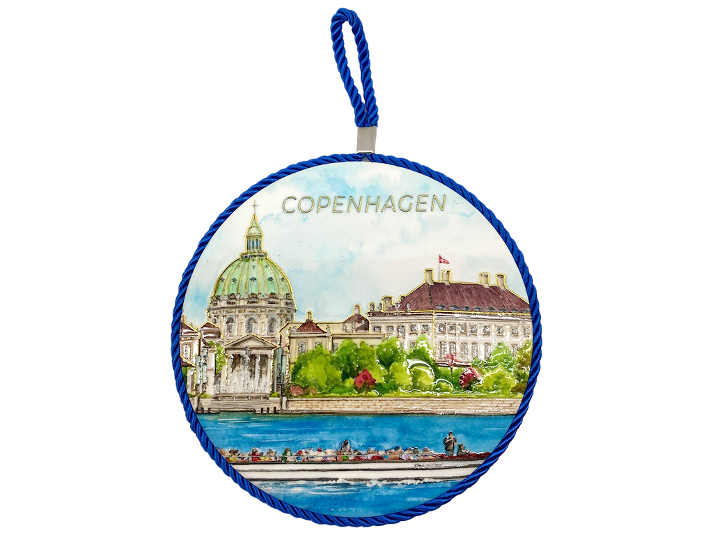 Hot Plate Amalienborg Round Dia 6,5cm