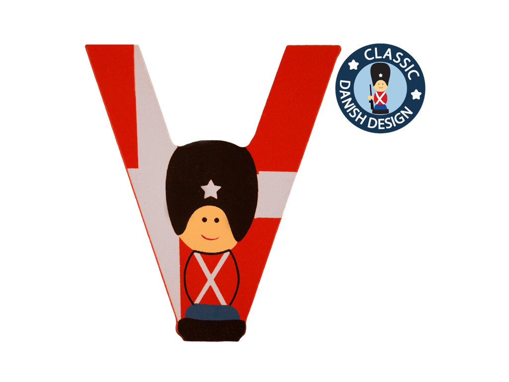 Wooden Letter Guardsman And Flag V