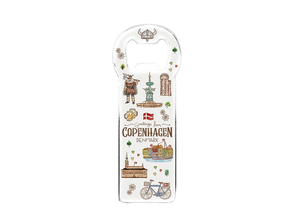 Magnet and Bottle Opener, Akvarel CPH