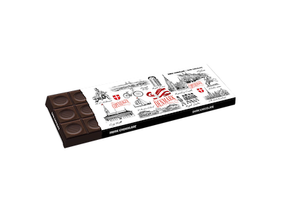 Dark Chocolate 200 Gram Black & White