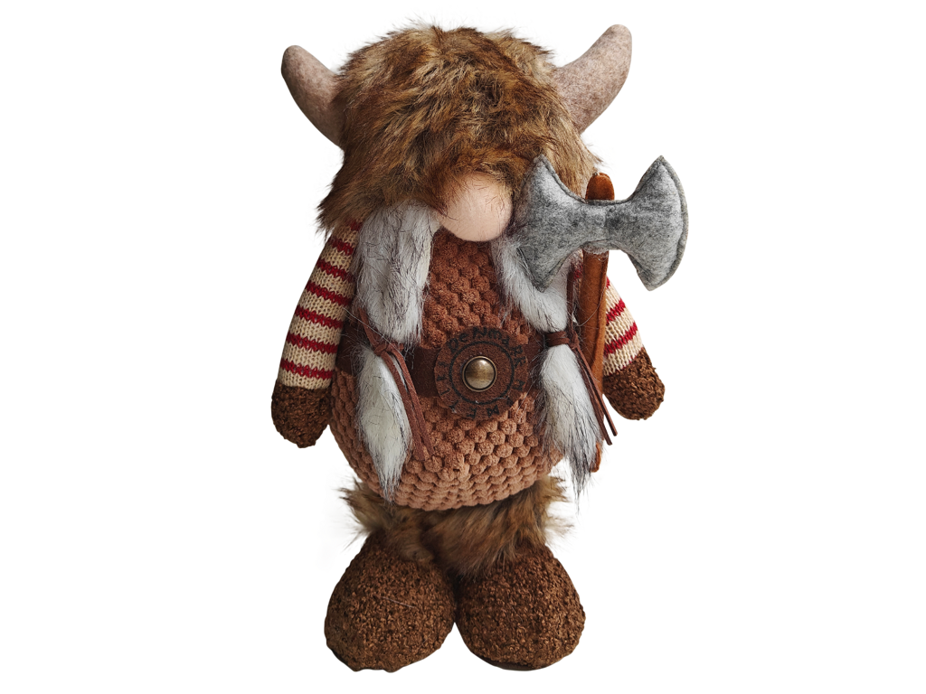 Viking Striped Woman With Axe Large