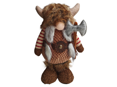 Viking Striped Woman With Axe Large