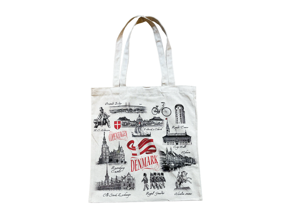 Tote Bag Large, Black & White