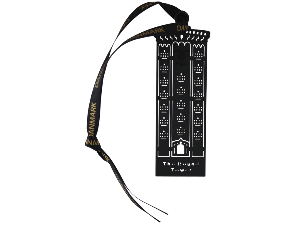 Bookmark Round Tower Black Metal
