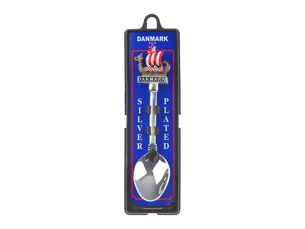 Spoon Viking Ship Handpainted