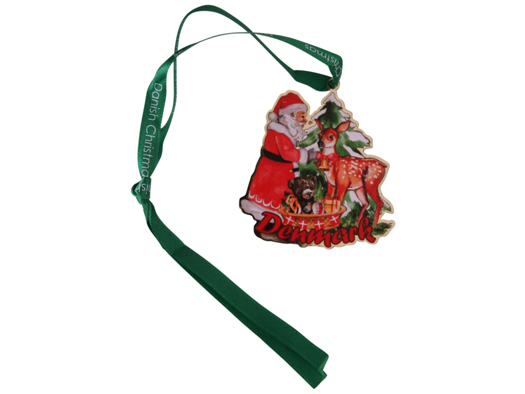 Christmas Ornament Santa And Reindeer