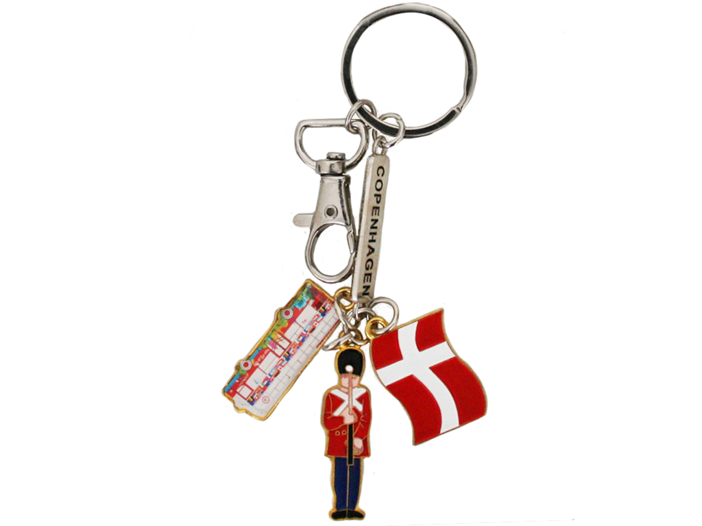 Keyring Turist Bus Guardsman Flag