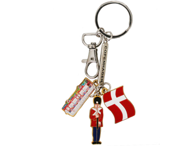 Keyring Turist Bus Guardsman Flag