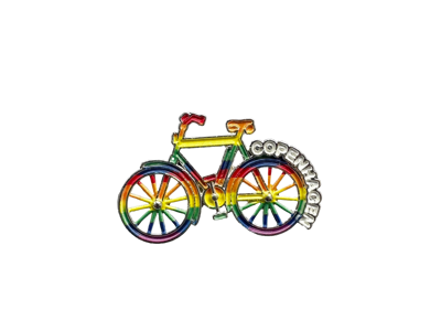 Pin Cykel Regnbue