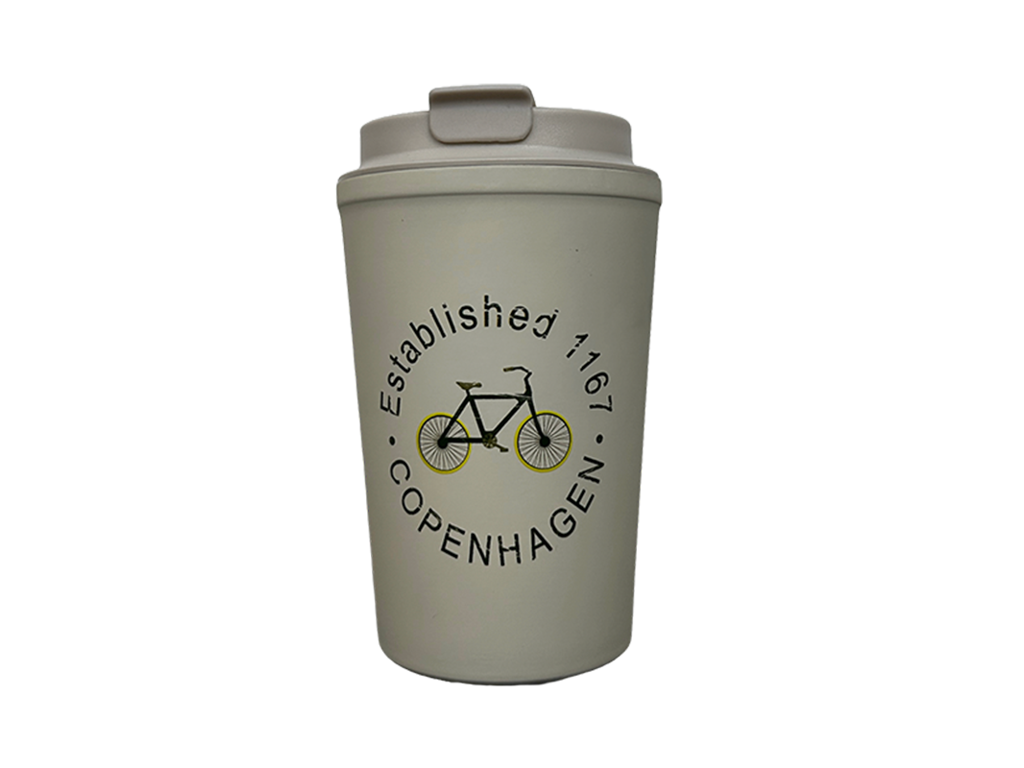 Thermo Mug Bicycle Beige