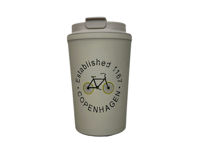 Thermo Mug Bicycle Beige