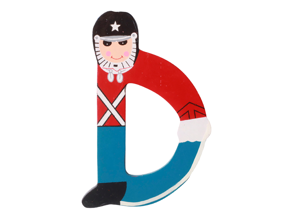 Wooden Letter Guard D