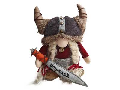 Viking Red Woman With Sword Large