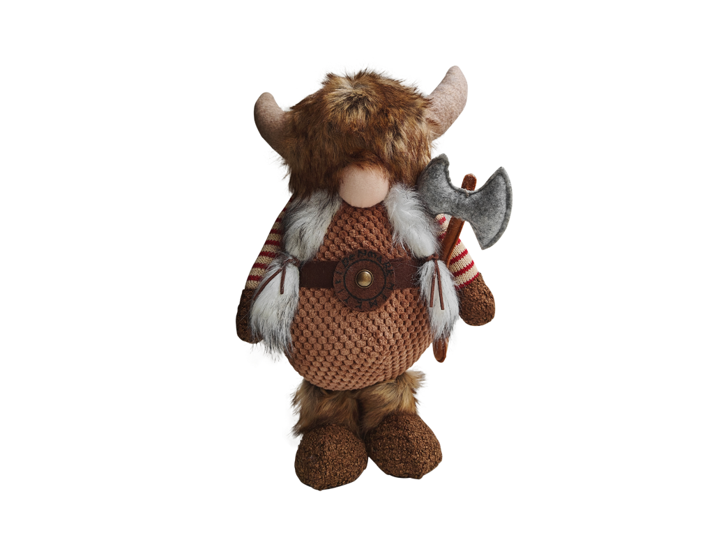 Viking Striped Woman With Axe Small