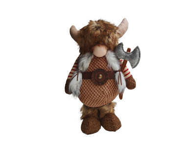 Viking Striped Woman With Axe Small