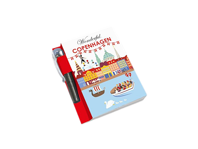 Notesbog m/pen Wonderful CPH