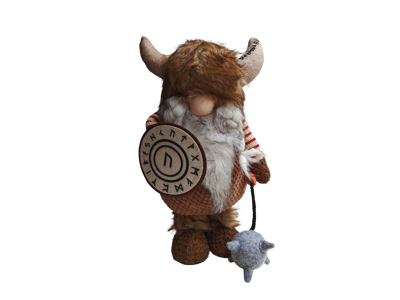 Viking Striped Man With Shield Small