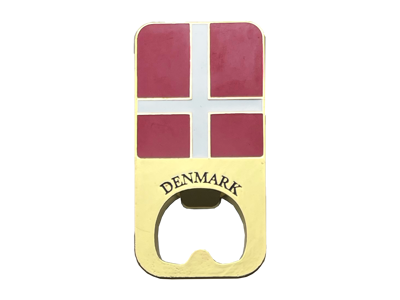 Magnet and Bottle Opener Dk Gold