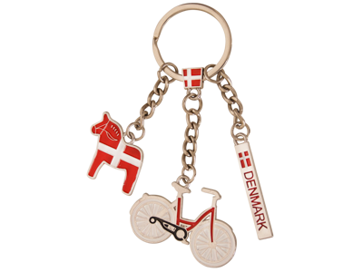 Keyring Bike Horse Denmark