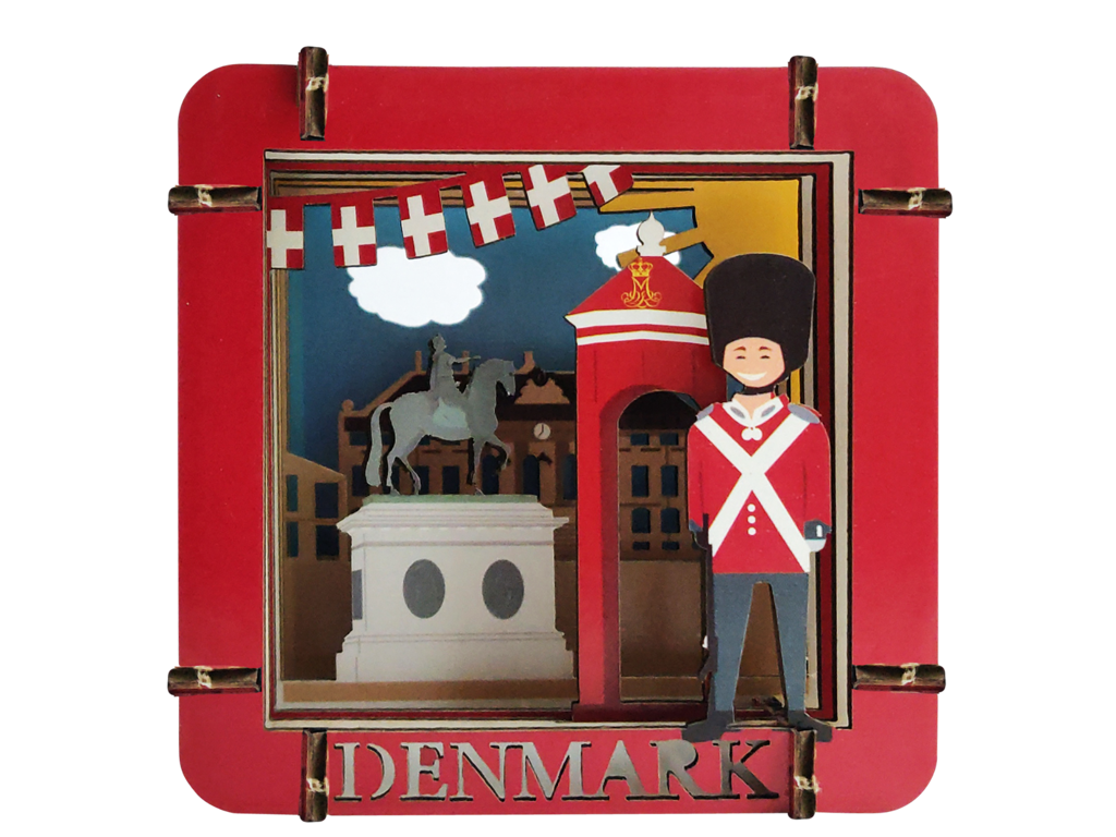 Wooden DIY Picture Royal Guards Denmark