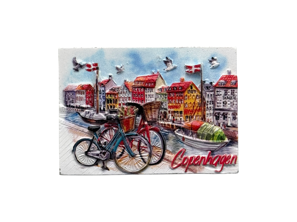 Digital Magnet Nyhavn akvarel
