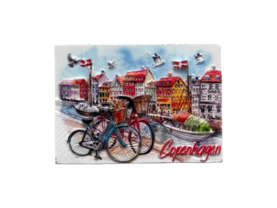 Digital Magnet Nyhavn akvarel
