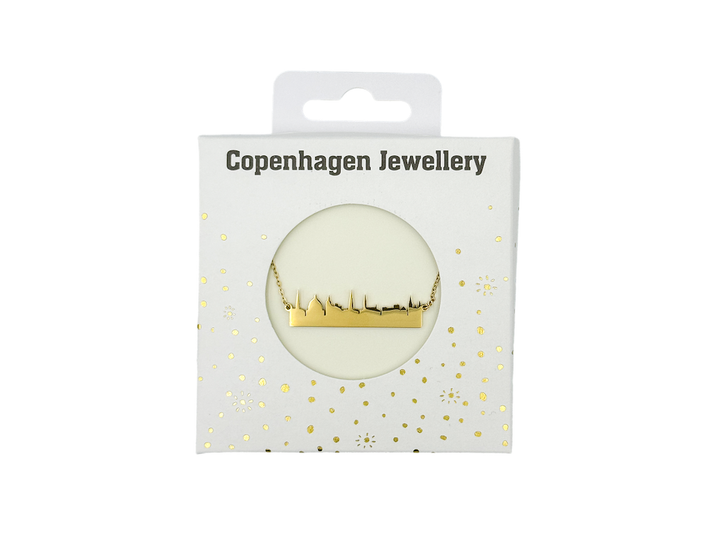Halskæde CPH Skyline-Guld
