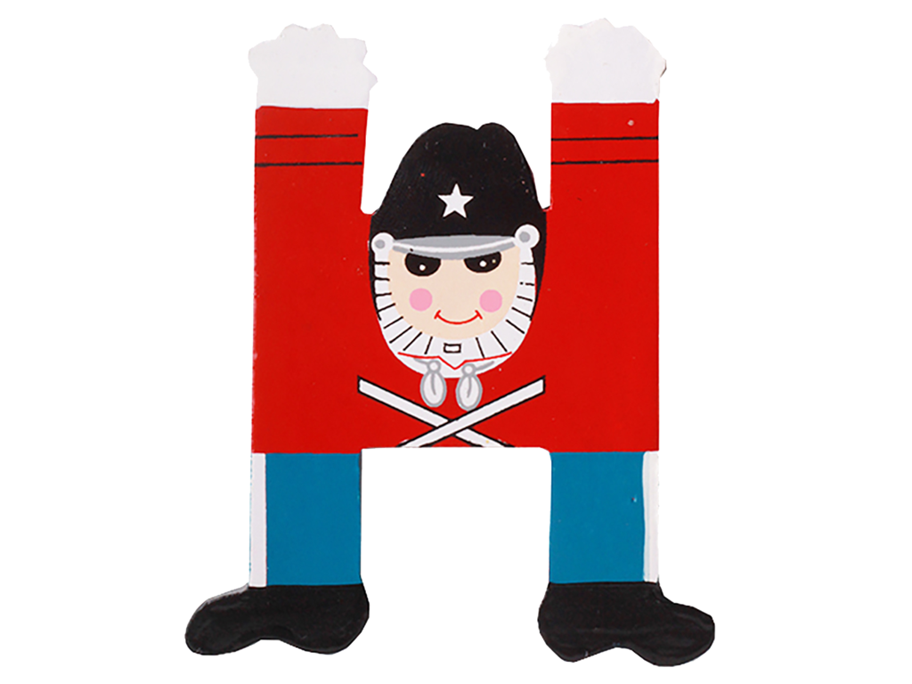 Wooden Letter Guard H