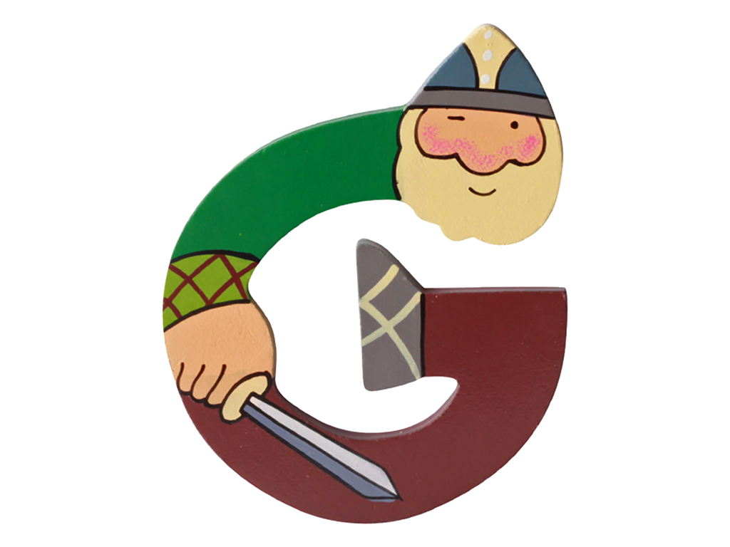 Wooden Letter Viking G