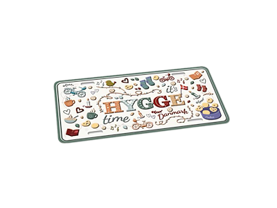 Metalskilt - 30x15,5 cm. Hygge Collage