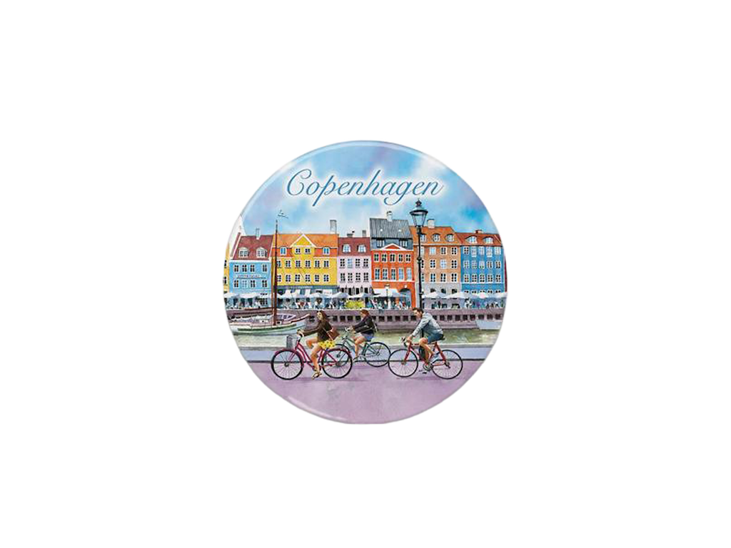 Magnet, Keramisk Rund CPH Paintings 3