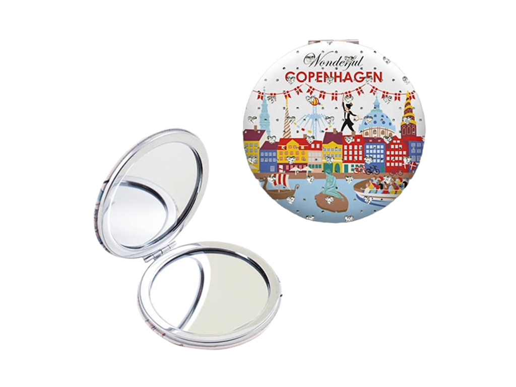 Mirror With Rhinestones Round, Wonderful CPH