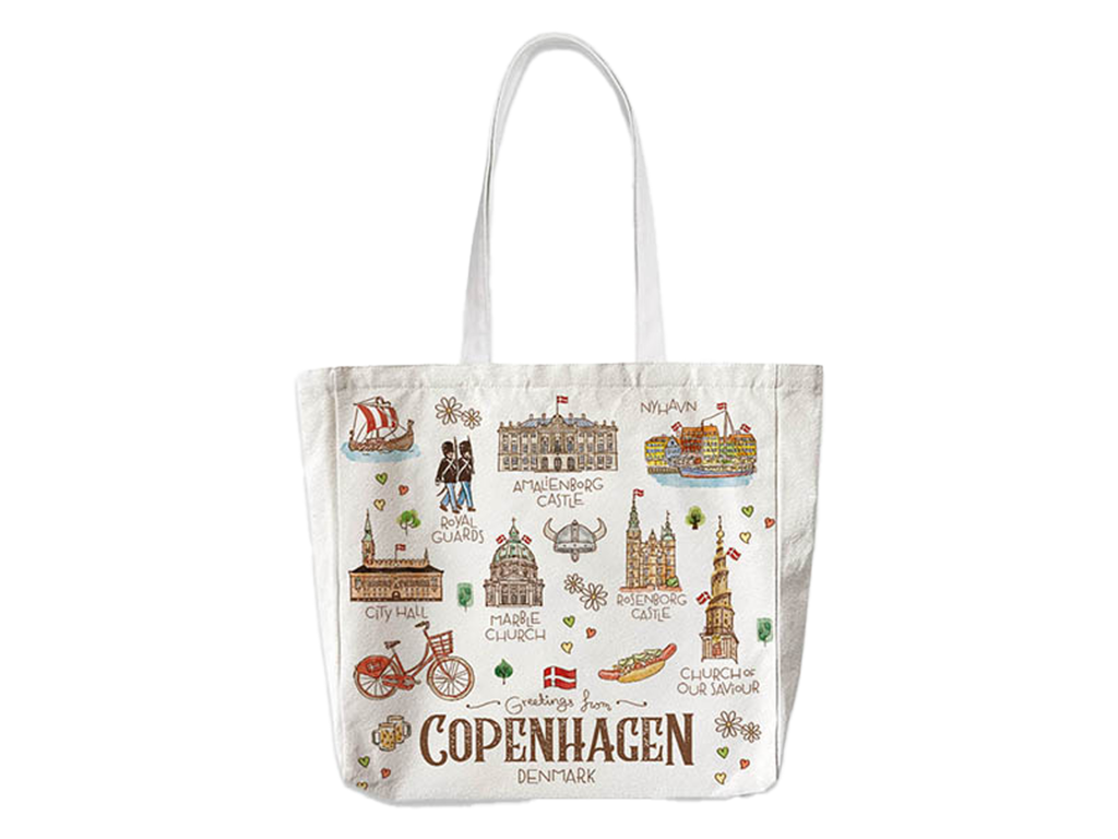 Tote Bag Large, Akvarel CPH
