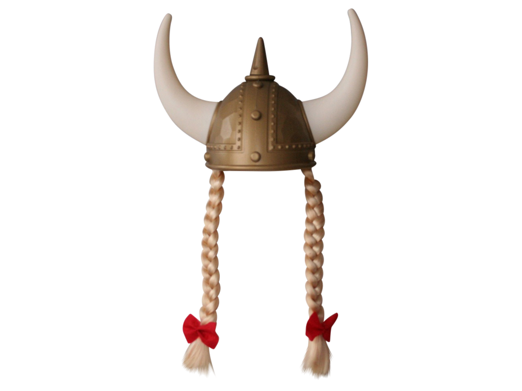 Viking Helmet With Braids