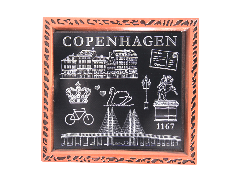 Magnet Copenhagen Black And White