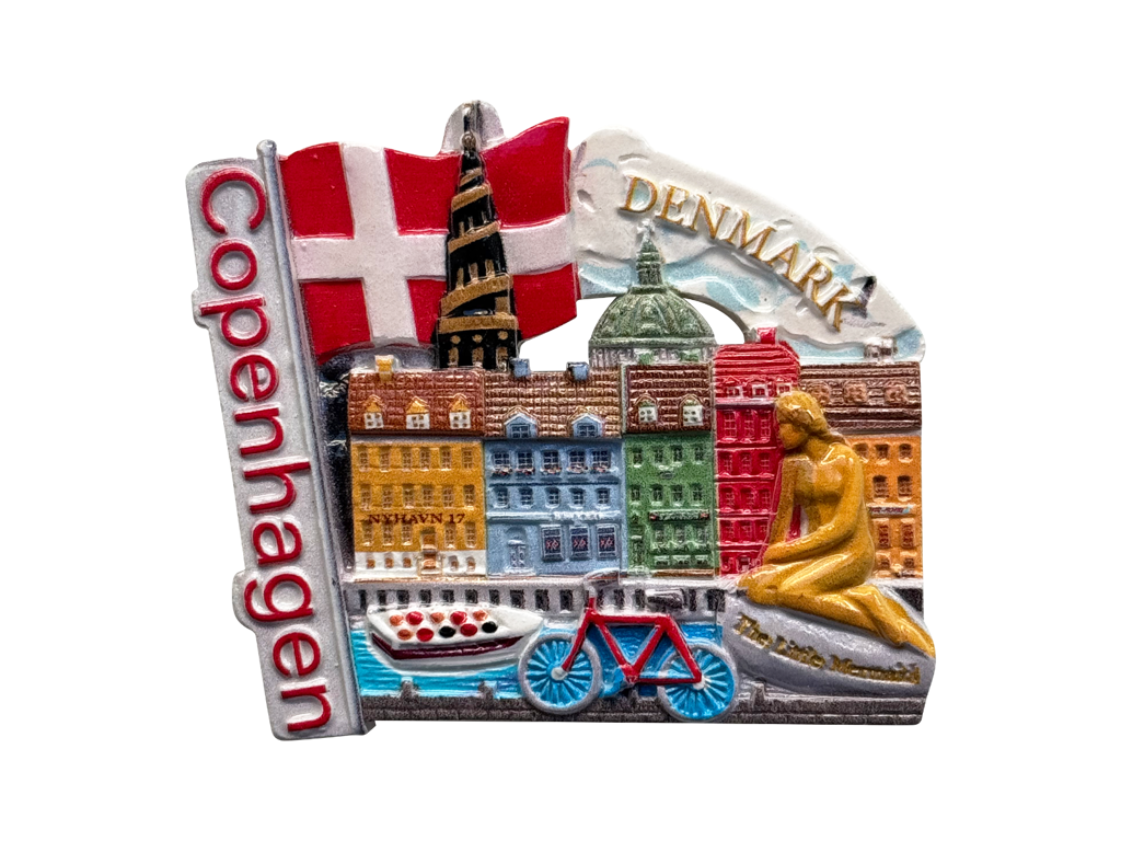 Digital Magnet Nyhavn og DK Flag