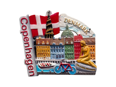 Digital Magnet Nyhavn og DK Flag