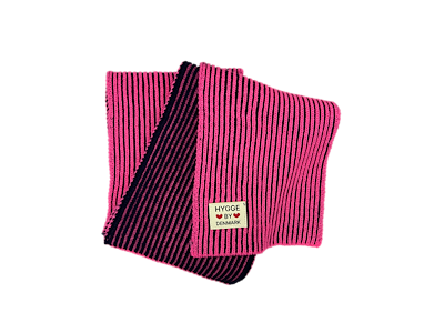 Halstørklæde blå/pink