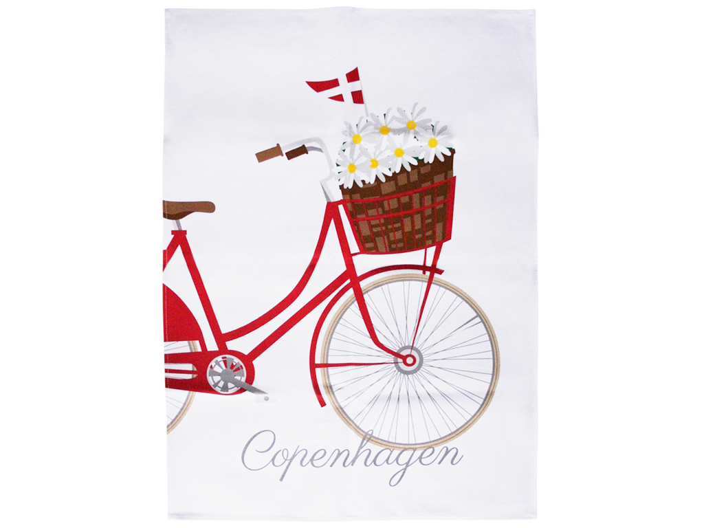 Tea Towel Copenhagen Bicycle