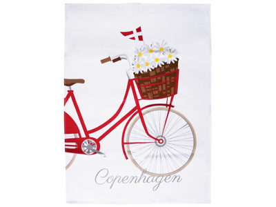 Tea Towel Copenhagen Bicycle