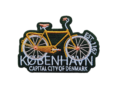 Patch Cykel Orange