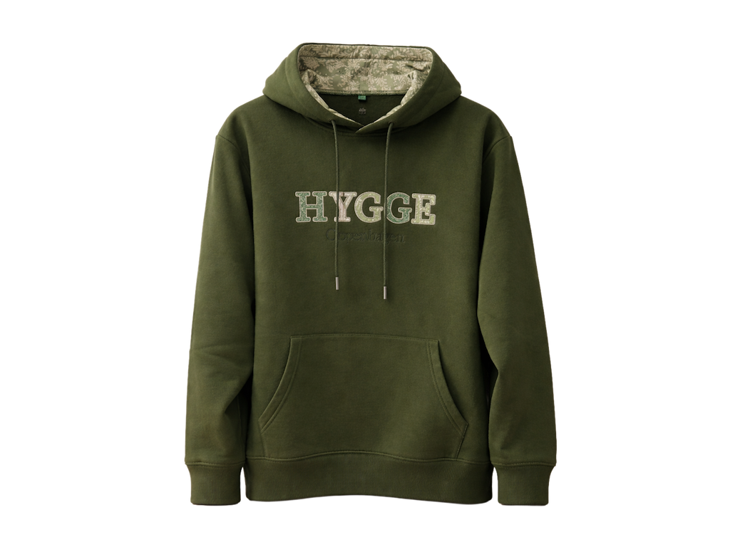 Hoodie, Hygge Støvet grøn