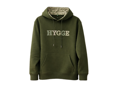 Hoodie, Hygge Støvet grøn