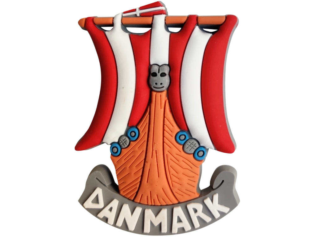 Magnet Viking Ship Rubber