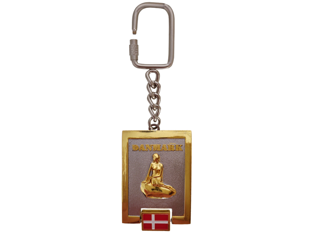 Keyring The Little Mermaid With Spinner Flag