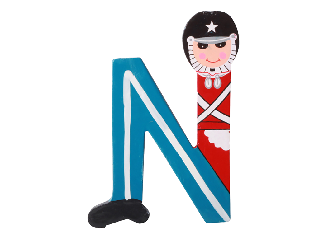 Wooden Letter Guard N