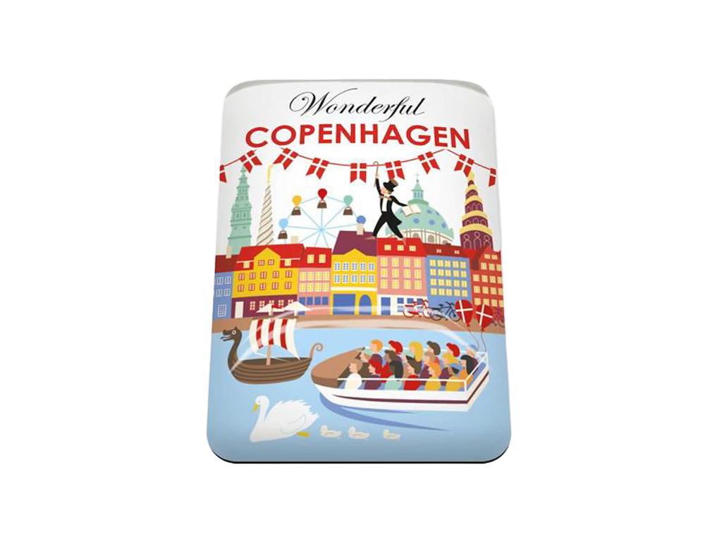 Glasmagnet, Rektangulær Wonderful CPH