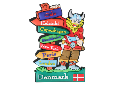 Magnet Viking Signs Rubber